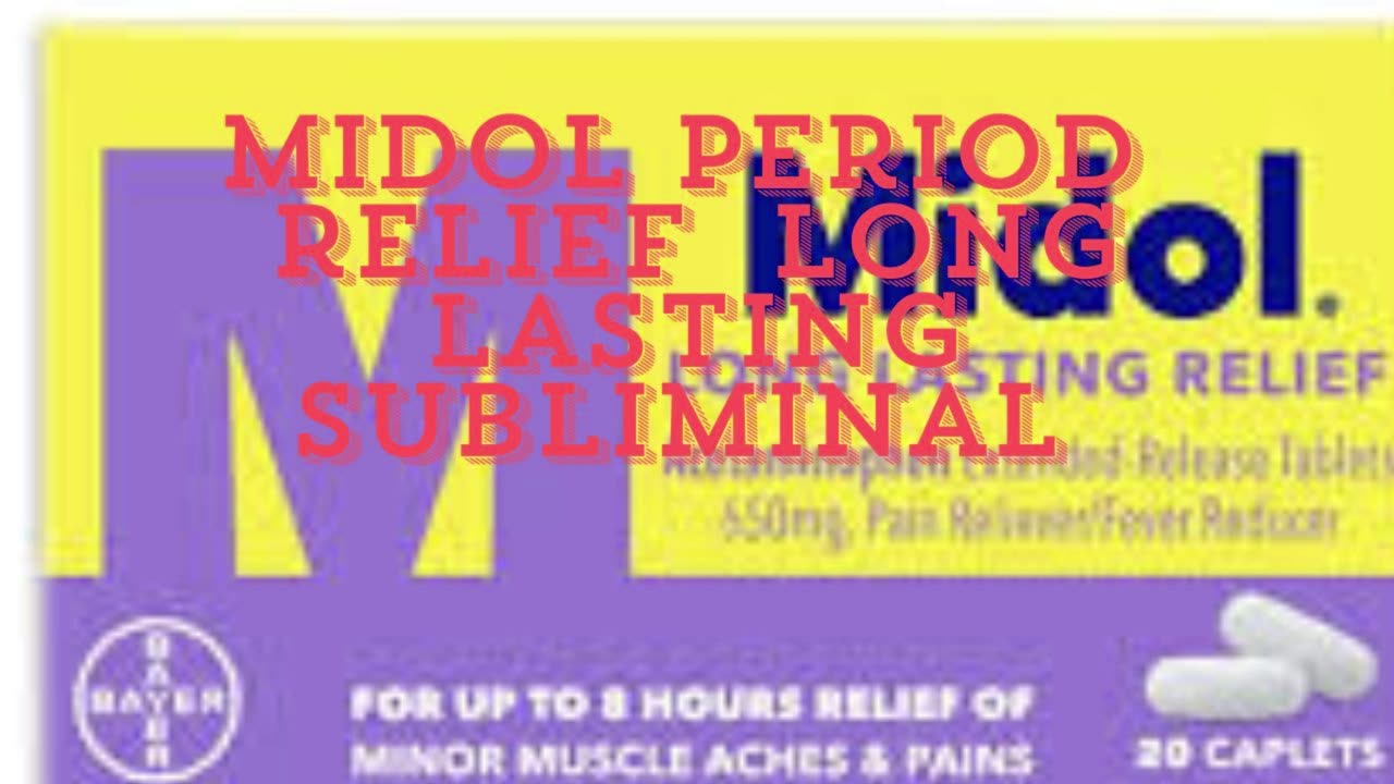 Midol Period Relief 8 hours long lasting Daytime Version