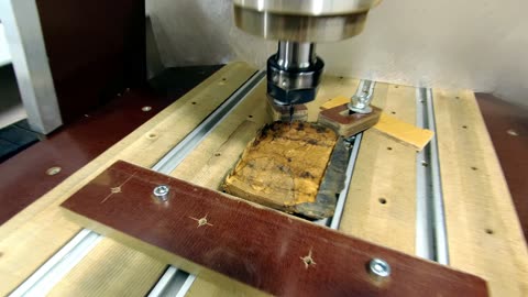 Tree fungus processing on a CNC router