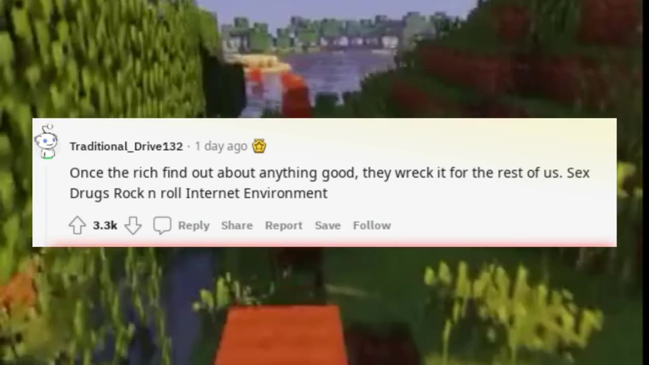 What was ruined by rich people