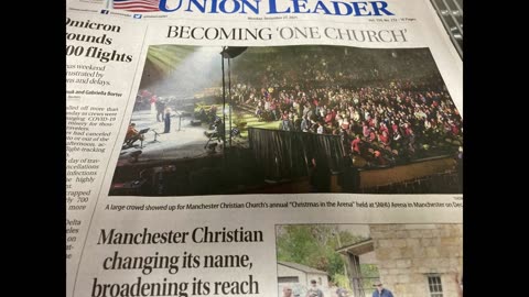 DR. PETER S. RUCKMAN THE MEANING OF LAODICEA HEADLINED WITH MY LOCAL PAPER