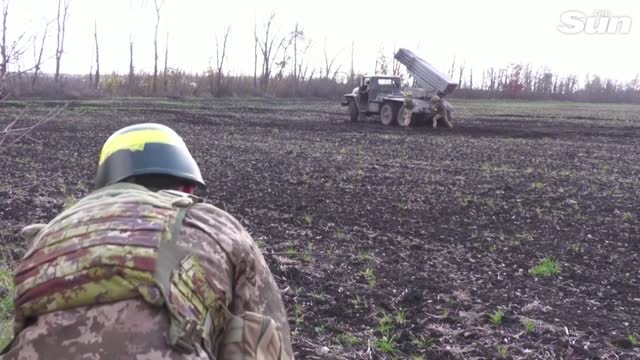 Ukrainian forces fires rockets at Russian positions near Kharkiv and Luhansk