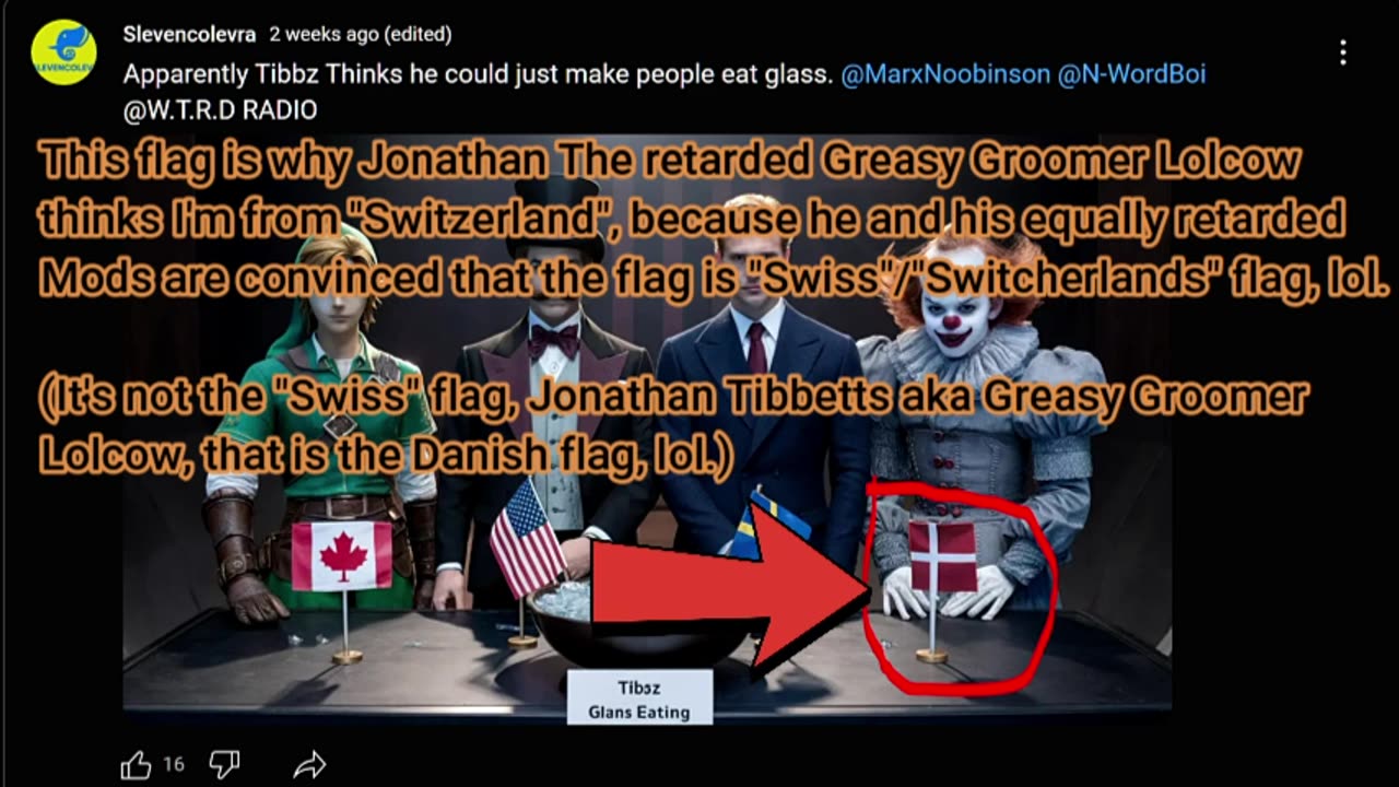 Jonathan Tibbetts/‪@TiBBzTV-OG‬ aka Greasy Groomer Lolcow takes another stab at it, again.