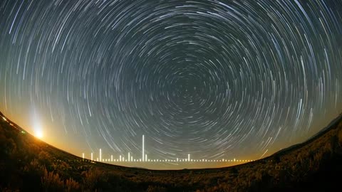 Amazing stars time laps