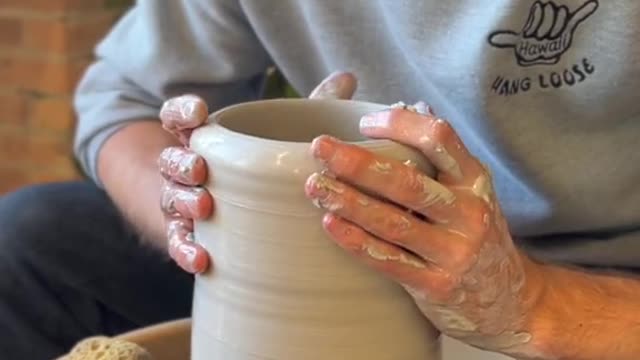 I can’t believe this kinda worked #pottery #asmr #satisfying