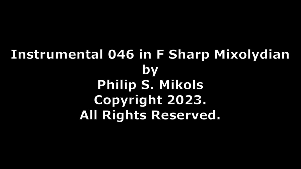 Instrumental 046 in F# Mixolydian