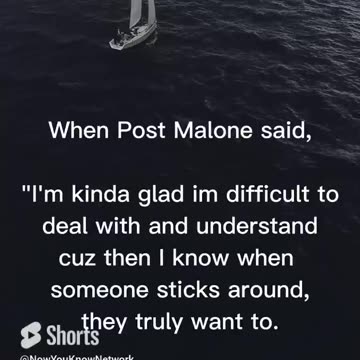 Greatest Quote I've Heard | Post Malone