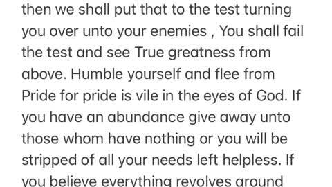 Word From the Holy Christ.