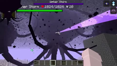 all Herobrine creepypasta mobs vs Wither Storm 7 STAGE in minecraft3