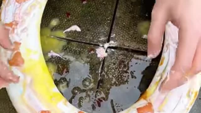 Man tries cleaning bowl life hack…