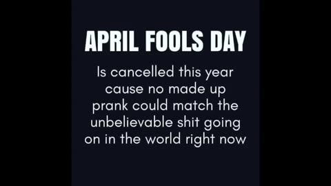 Happy April Fool's Day