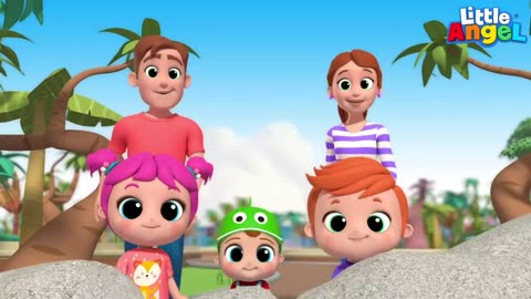 Animals At The Zoo | Learning About Zoo Animals | Little Angel Kids Songs & Nursery Rhymes