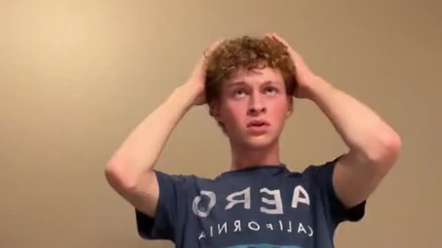 me coming home from school realizing my hair looked like shit all day
