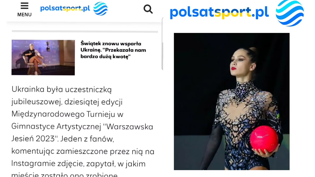 Skandaliczne Słowa Ukraińskiej Sporcmenki