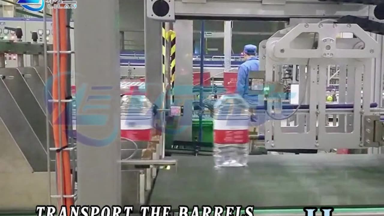 High speed servo divider for water barrels cartoning #packagking#cartonpacker#foryou#robot