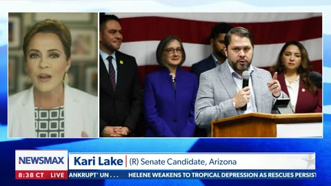Kari to Newsmax: Kamala Harris Has Blood On Her Hands