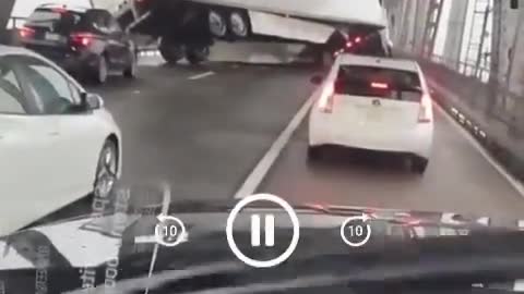 San Francisco Soy Truck Blown Over
