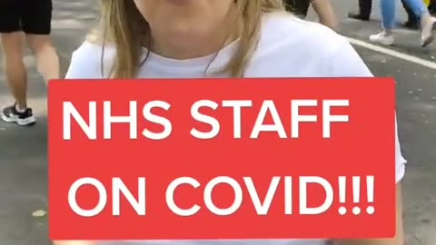 NHS nurse and facemasks