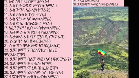 Former Ethiopian defence force