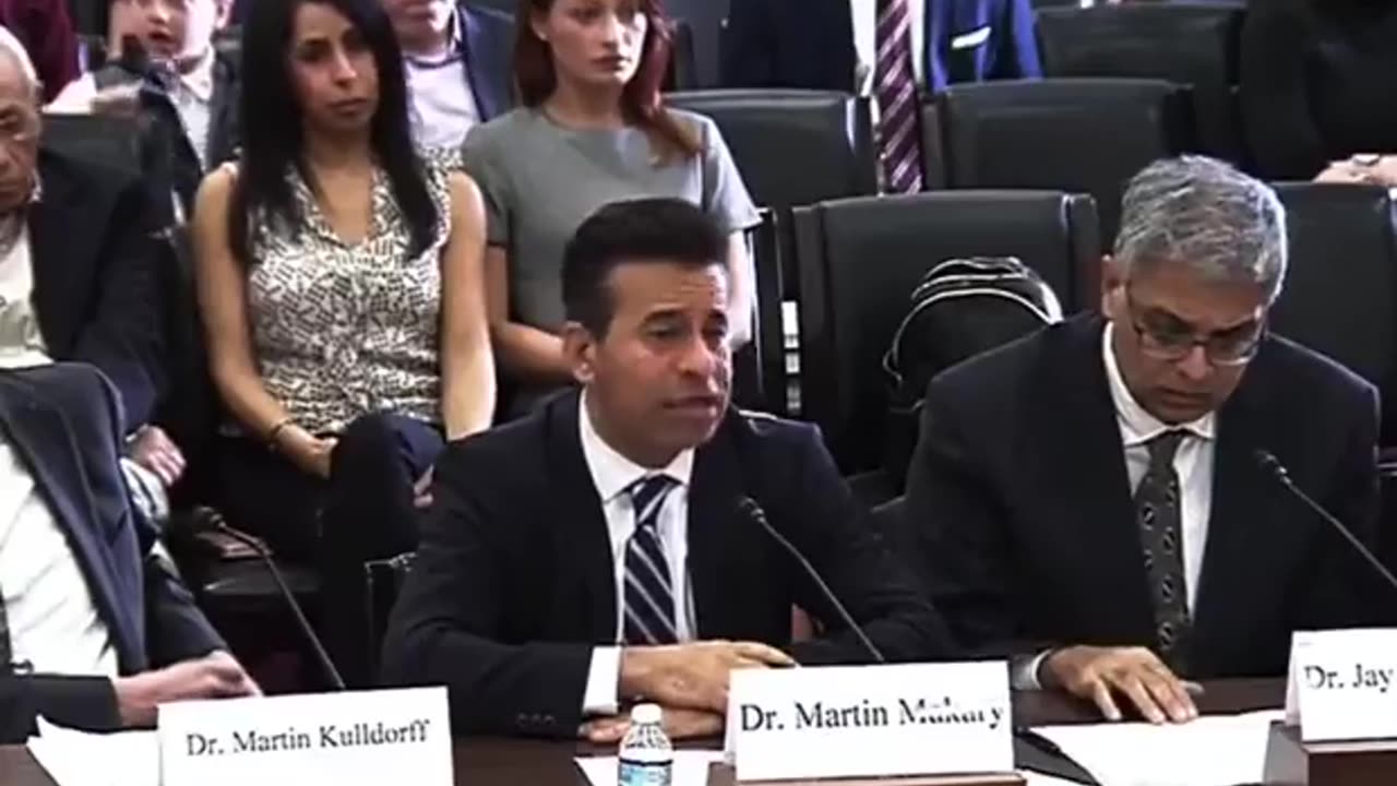 Dr. Makary said the biggest perpetrator of disinformation was the US government