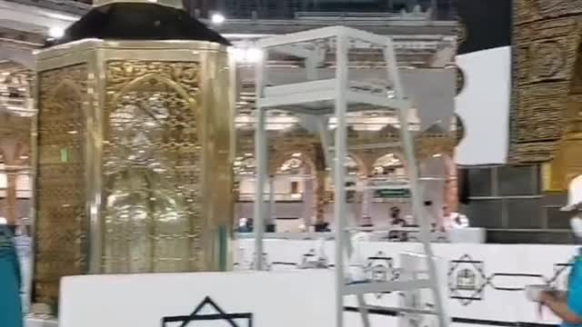 Cleaning Maqame Ibrahim 🕋🌹|| Masjid Al Haram 🕋🌷|| Baitullah 🕋🌹
