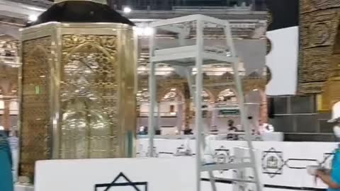 Cleaning Maqame Ibrahim 🕋🌹|| Masjid Al Haram 🕋🌷|| Baitullah 🕋🌹