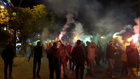Activists marched in the Turkish city of Konya in condemnation of the relentless Israeli onslaughts