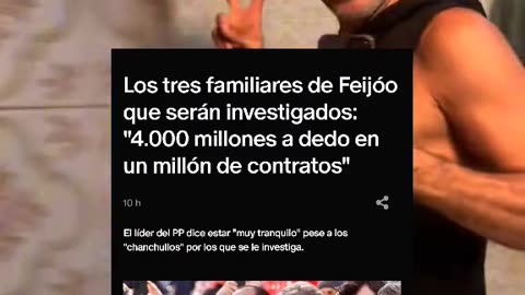 Los tres familiares de Feijóo que serán investigados