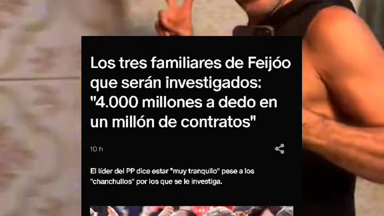 Los tres familiares de Feijóo que serán investigados