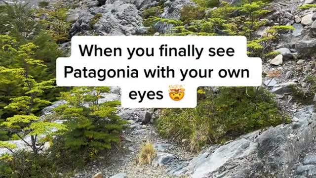 When you finally see Patagonia with your own eyes