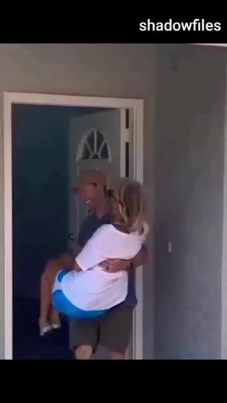 NEWLYWEDS GET A SURPRISE SHADOW