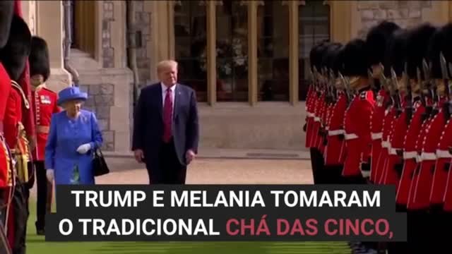 Donald Trump breaks protocol.