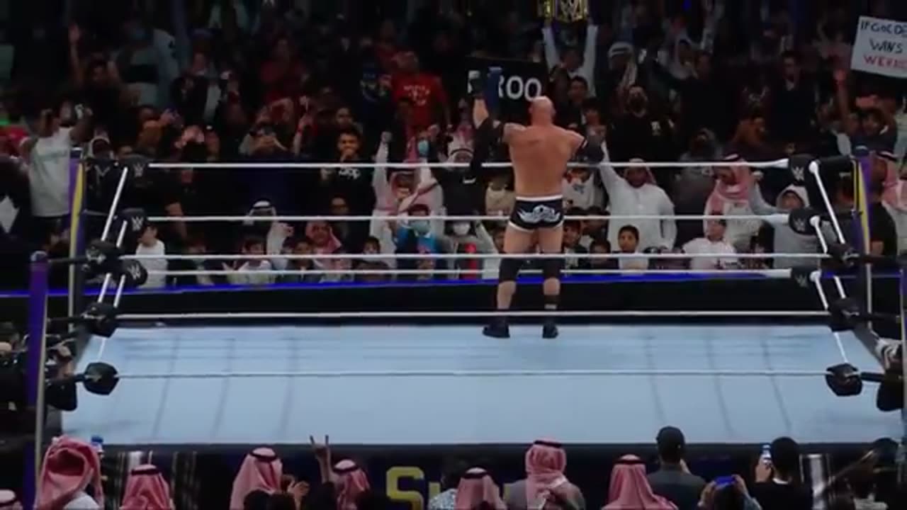 Bill goldberg The legend of WWE attacks Roman Reigns and Win Universal Championship title from him.