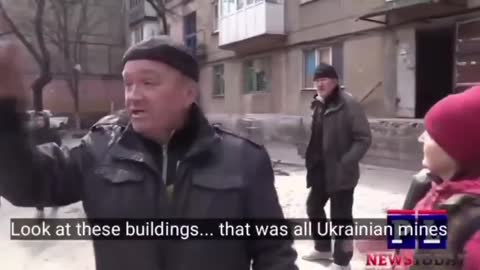 People living in Ukraine believe they’re being attacked by Ukraine!!