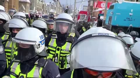 Ottawa Freedom Convoy Protesting COVID Mandates - Stream from February 19th 2022