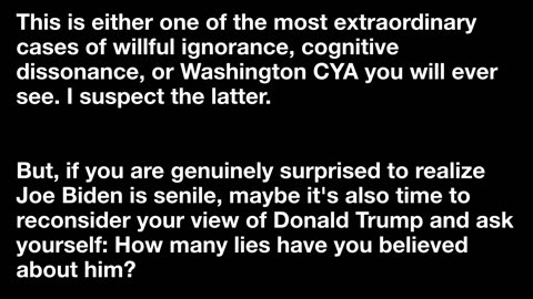 Here’s a partial and growing list of excuses being given for the ...