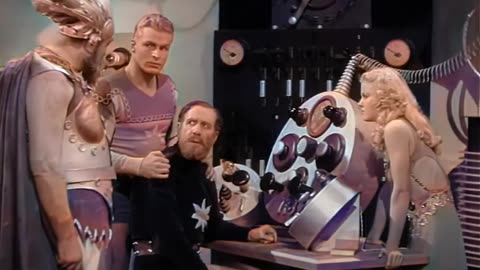 "Flash Gordon - 12 - Trapped in the Turrent" (1936) Colour