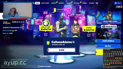 ayupcc - Callum's Corner - 20/04/23 - Fantastic Fortnite