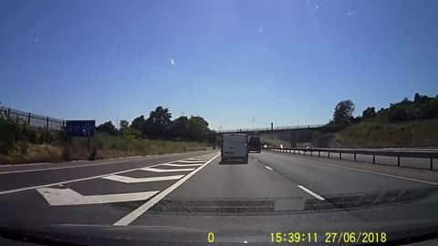 Bad Driving UK 2 - Motorway and Van!