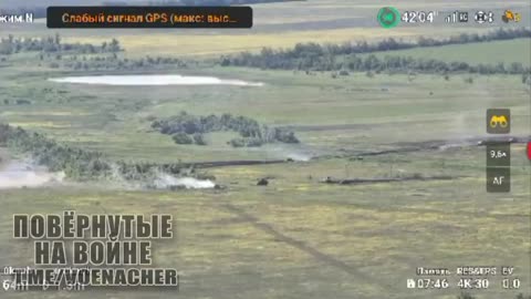 A lone Russian tank crew dives into battle with an entire Ukrainian column