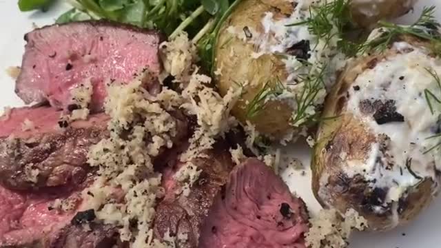 Don’t even think about telling me the steak is raw