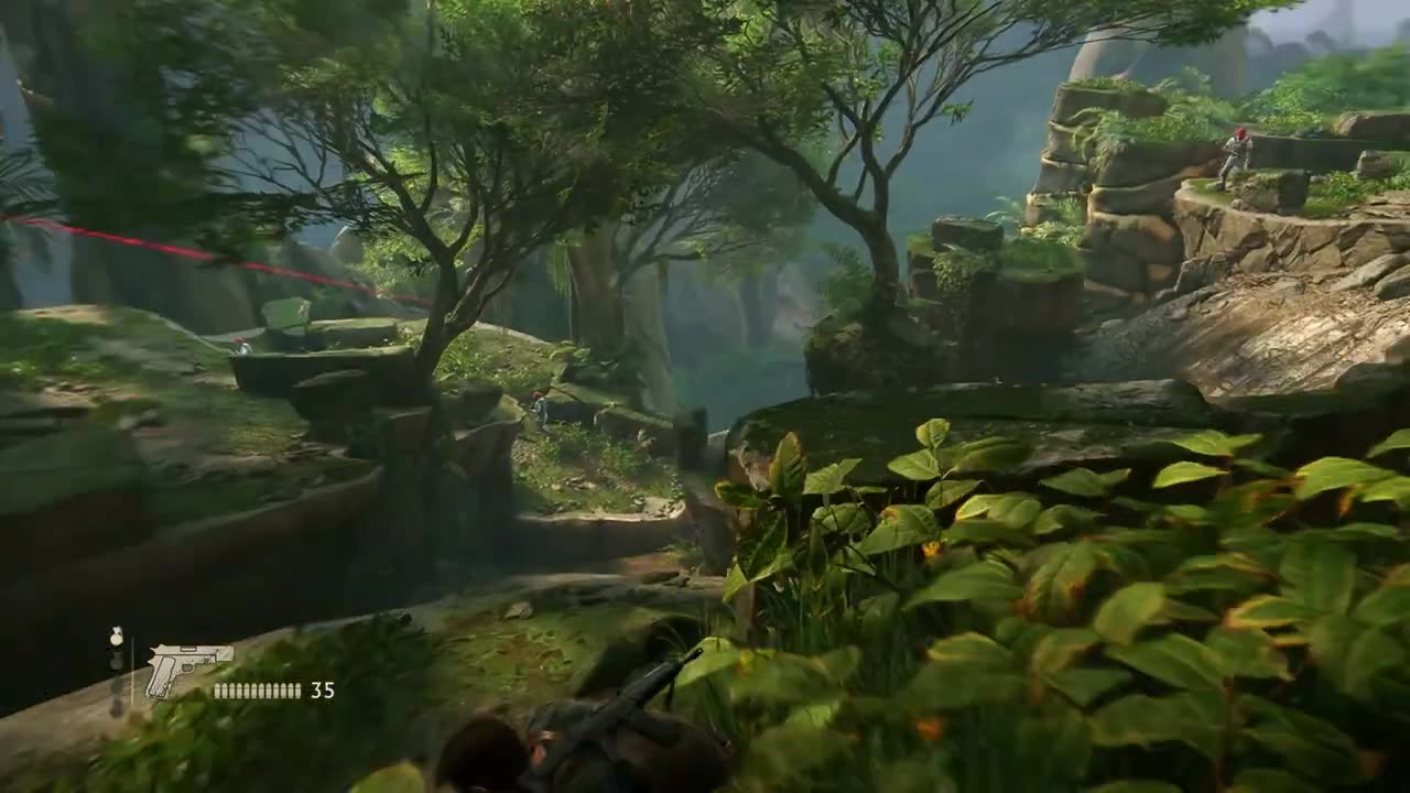 "Uncharted 4 (PC) - Stealth Master: Aggressive Takedowns in Island Jungle!"