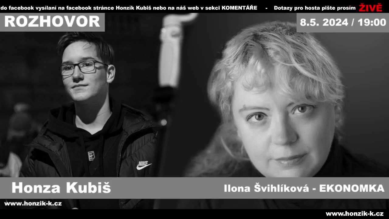 Rozhovor Honza Kubiš s Ilonou Švihlíkovou - EKONOMKA