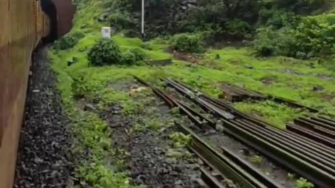 Train Enter in Tunnel #reelsinstagram #reels #shorts #ytshorts @amaragrahari