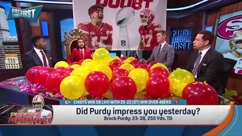 Mahomes wins SB MVP, ‘greatest accomplishment’ & Purdy impress in loss NFL FIRST THINGS FIRST