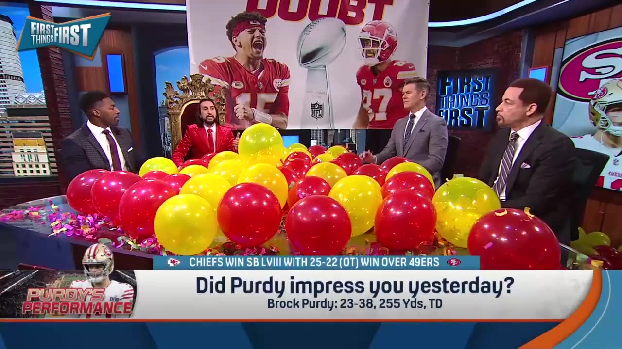 Mahomes wins SB MVP, ‘greatest accomplishment’ & Purdy impress in loss NFL FIRST THINGS FIRST