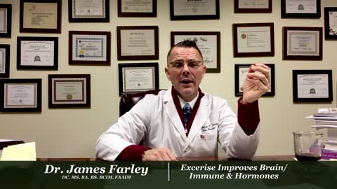 Exercise Improves Brain Immune & Hormones