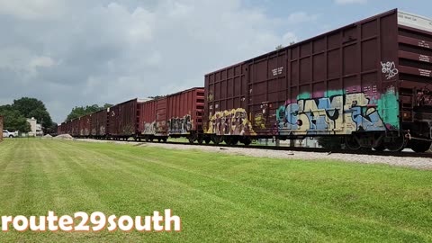 CSX in Brundidge with C&EI Heritage Unit