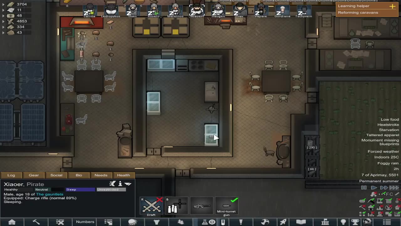 Bugs glitching and starving- Rimworld : ep13 bugkilla