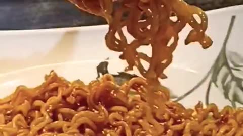Tried this viral Korean spicy maggie 🥵🔥#viral #instant #korean #spicy #maggie #koreanfood #short