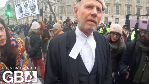 UK Barrister speaks at freedom rally - covid mandates unlawful